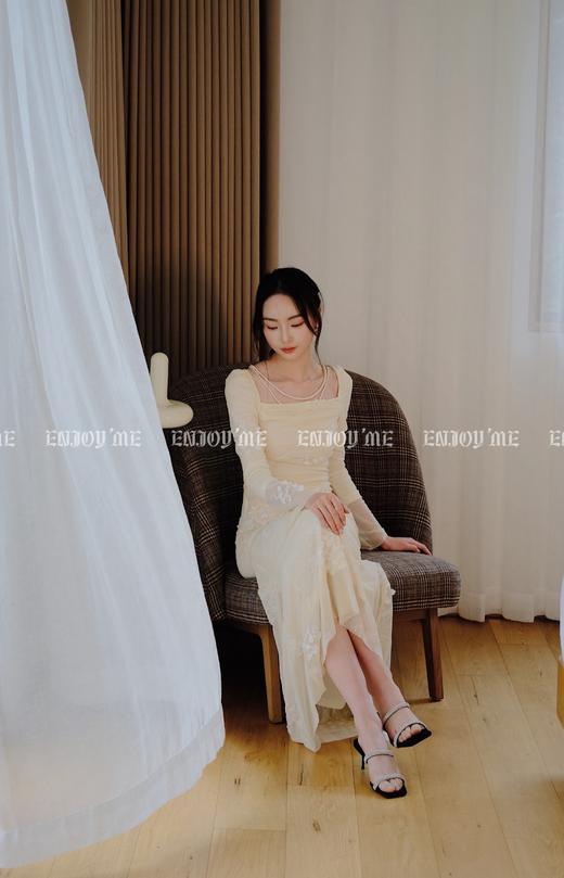 【门店同款】ENJOY春季重工花朵褶皱连衣裙 156997062 商品图1