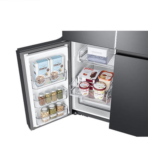 三星（SAMSUNG）RF65A93T0SG/SC 647L无霜风冷智能变频金属匀冷保湿三循环四开门电冰箱 一级能效 典雅黑 企业业务 商品图4