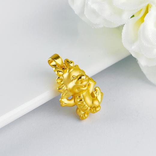 【定价黄金】足金 #儿童/宝宝 【精品】3D硬金龙年生肖金龙吊坠(V3DDZ00111)（预售产品下单后不退款不退货不换货不补差价）（预售产品下单后不退款不退货不换货不补差价） 商品图2