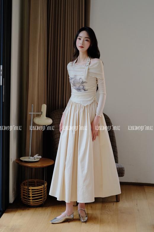 【门店同款】ENJOY春季辣妹蝴蝶一字肩两件套 156996431 商品图0