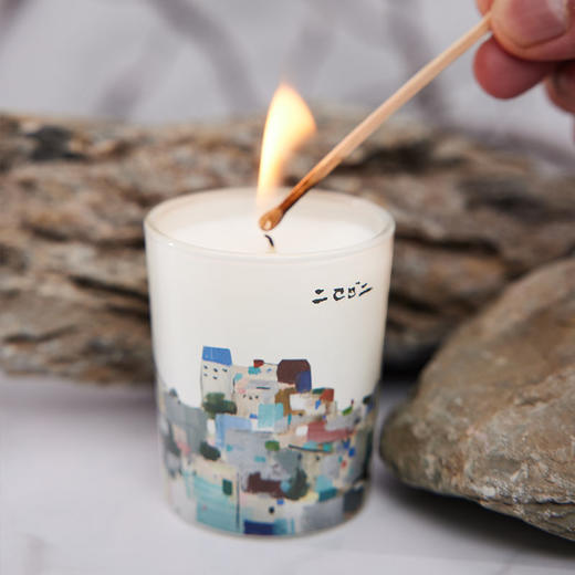 吴冠中 香氛蜡烛 礼盒套装柑橘调 蜡烛散香器套装-都市之恋 送礼 送朋友 节庆礼物 商品图2