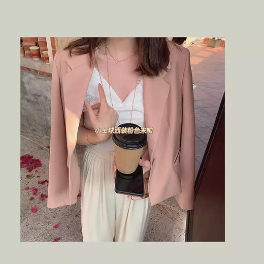 【金蘑菇菇 小金球西装】长短款！重塑直角肩，薄而有型的小版型 商品图0