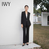 IWY/黑色休闲西服外套宽松西装套装春高级感通勤商务职场正式场合服装C13502+P33502 商品缩略图0