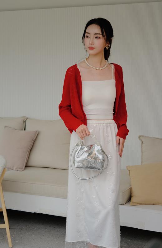 【门店同款】ENJOY春季松驰美学-镂空针织开衫 156997177 商品图7