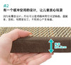 榻榻米垫 方格型蓝色 约82X82cm 商品缩略图5