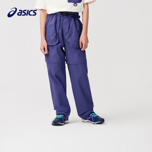 ASICS/亚瑟士童装2024年夏季新款运动裤男童吸湿速干弹性梭织长裤 商品图0