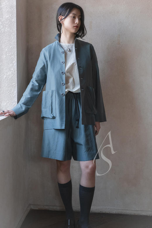 Toogood  铅蓝色PHOTOGRAPHER丝棉夹克 商品图0