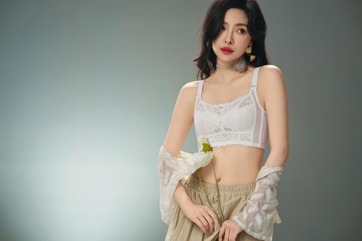 迷迭花影调整型文胸，无钢圈 抹胸 超薄， 大胸显小 商品图2
