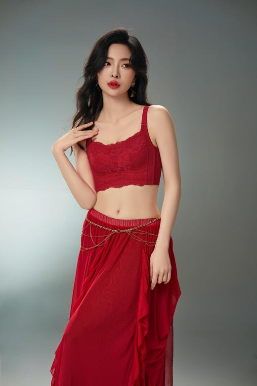 迷迭花影调整型文胸，无钢圈 抹胸 超薄， 大胸显小 商品图5