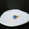 心艺手作：“努苏姆”系列戒指 Puffy Gold Ring in Blue/Amour/Teal 商品缩略图12