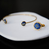 心艺手作：“努苏姆”系列戒指 Puffy Gold Ring in Blue/Amour/Teal 商品缩略图11