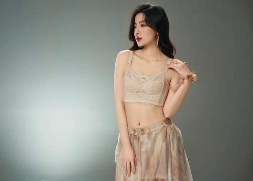 迷迭花影调整型文胸，无钢圈 抹胸 超薄， 大胸显小 商品图3