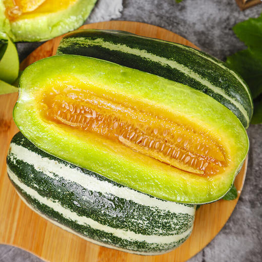 【秒杀4.5元/斤】五原本地博洋脆甜瓜 (1斤，超重部分店内补差价)（当日可提货） 商品图4