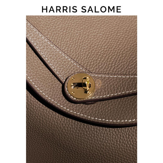 Harris Salome质感琳迪包 头层牛皮手提单肩斜挎包 商品图10