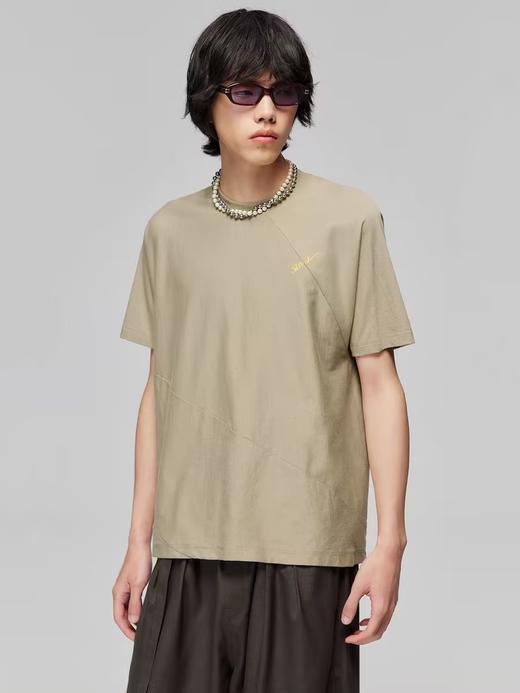 Simple Project/Y2437/螺旋分割印花短袖 商品图1