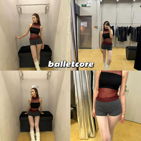 新品上身 | 提花短裤+白袜balletcore灵感已就位🎀