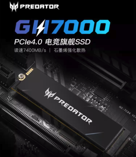 PS5配件 宏碁掠夺者 GM7 GM7000 M.2 PCIe4.0 固态硬盘