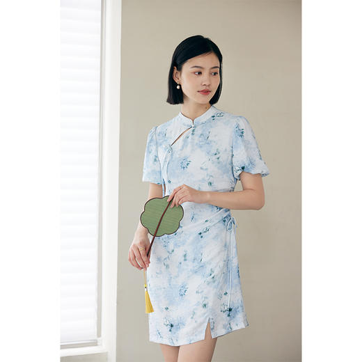 【合作款】HeyDress新中式印花短裙 商品图1