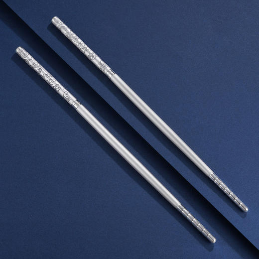 子佩集S999银【年年有余】筷子摆件【B3116】2403 商品图2