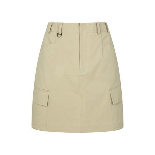 HeyDress工装半身裙女夏季高腰宽松直筒A字半裙休闲百搭显瘦裙子 商品图4