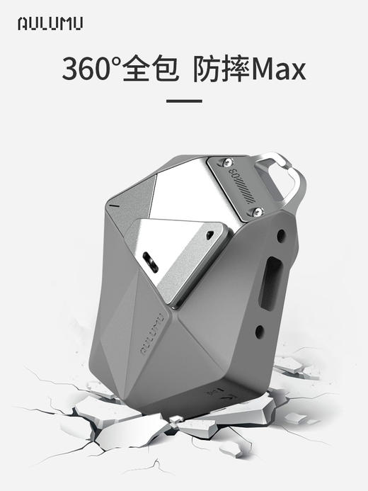 【4合1多功能】MagSafe桌面手机支架开箱刀360°旋转解压神器+【机甲风几何多面】高级耳机壳 商品图6