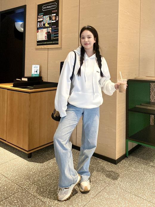 LONSDALE/龙狮戴尔 纯色高级慵懒连帽情侣卫衣[福利品] 商品图8
