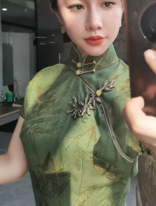 逸红颜明月优选 #『箓蝶』   来自上海老师傅手工制作的极品红云纱旗袍 商品图8