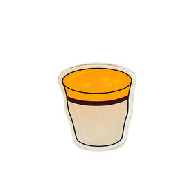 【已绝版】「饮品系列」冰箱贴茉莉dirty ·构想几何COFFEE