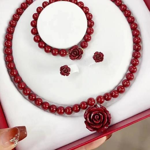 六鑫珠宝 天然高含量朱砂紫金砂四件套 商品图2