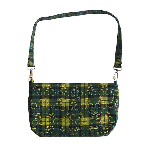 HUJI祤集Butter单肩包插画格纹樱桃 商品图4