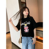 欧芮儿夏季黑色T恤青蛙均码 商品缩略图1