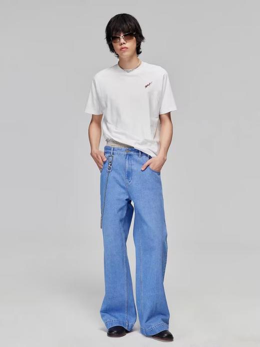 Simple Project/Y2437/螺旋分割印花短袖 商品图3