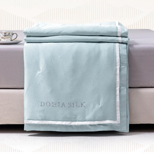 多喜爱 神州芯丝路水洗蚕丝夏被（粉黛/摇光/沧蓝）cs SC 商品图3