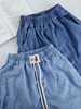 春夏必备❗一条会呼吸的裤子❗【启月兔儿童天丝牛仔裤】含59.9%莱赛尔天丝⚠️仿若真丝 ✅丝滑垂顺，软糯亲肤，凉爽吸汗 ✅宽松版型，轻松活动无束缚感 ✅经典环保水洗牛仔蓝，时尚好看✅带检报告的安全面料 商品缩略图4