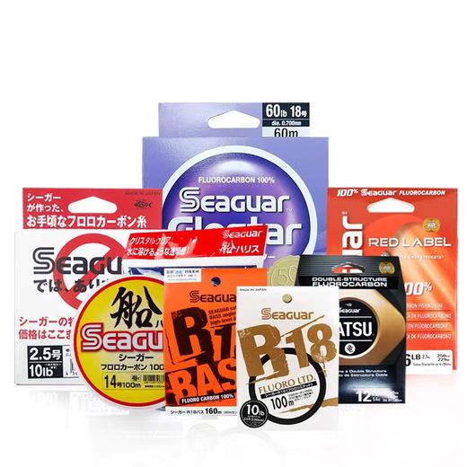 日本进口seaguar西格碳线白标红标银标黄标氟碳素路亚前导线子线 商品图1