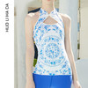 2024春夏新款青花瓷印花S曼雅瑜伽背心 商品缩略图2