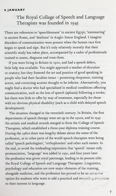 【中商原版】与语言的约会 一天一篇故事 英文原版 A Date with Language Stories for Every Day David Crystal 散文集 商品图5