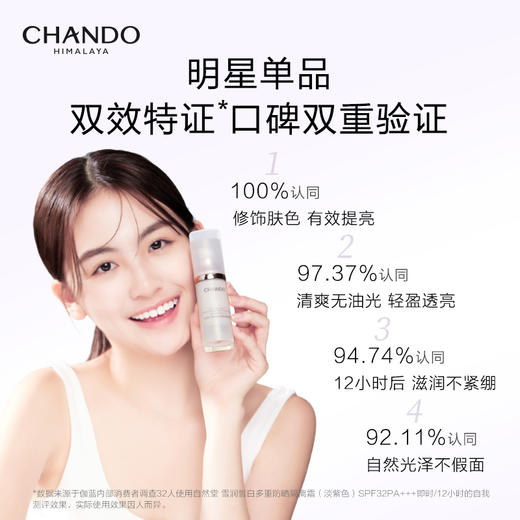 自然堂雪润皙白多重防晒隔离霜SPF35PA+++(淡绿色)30mL(新版) 商品图0