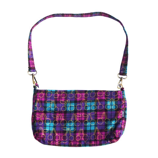 HUJI祤集Butter单肩包插画格纹樱桃 商品图6