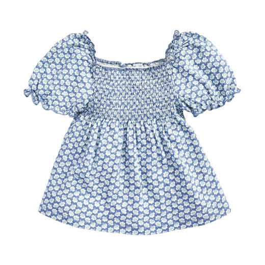 【碎花连衣裙】Little maven童t恤 欧美童装夏季新款女童短袖T恤棉质圆领儿童t恤 商品图4