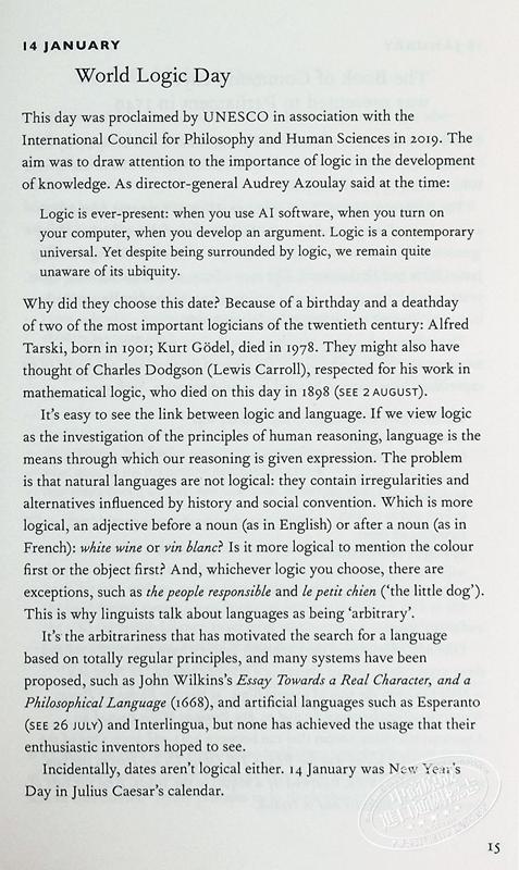 【中商原版】与语言的约会 一天一篇故事 英文原版 A Date with Language Stories for Every Day David Crystal 散文集 商品图6