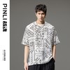 PINLI品立裁魂夏季新款印花短袖T恤男士潮牌宽松圆领休闲体恤BC242111030 商品缩略图2