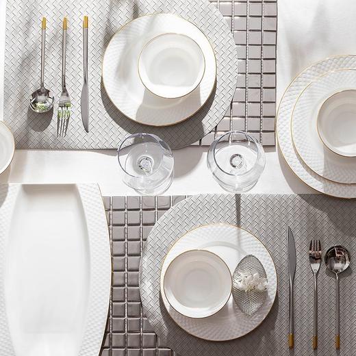 物生物碗碟套装家用纯白北欧景德镇骨瓷碗盘碗具陶瓷2023新款餐具 商品图2