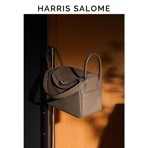 Harris Salome质感琳迪包 头层牛皮手提单肩斜挎包 商品图3
