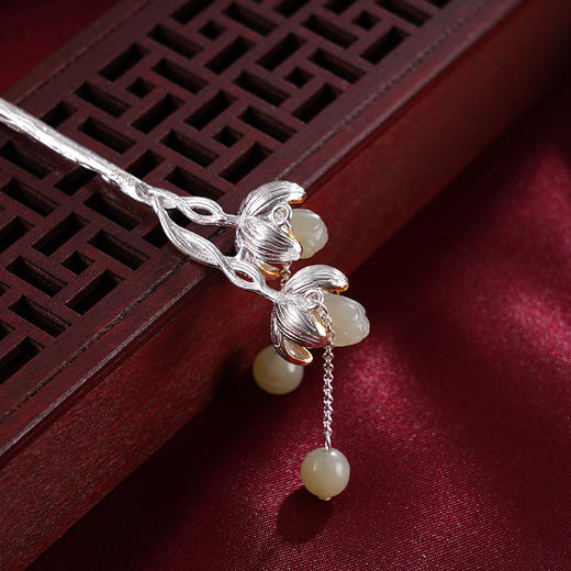 子佩集S925银【雨中花慢】发簪【WSJ0148】2403 商品图6