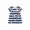 【可爱俏皮花朵连衣裙】Little maven夏季新款欧美风条纹儿童公主裙短袖纯棉女童连衣裙 商品缩略图5