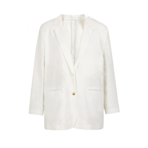 【周四精选福利】HeyDress亚麻套装法式高级感西装外套V领马甲高腰显瘦短裤 商品图4