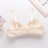 ARN-X067真丝透气法式文胸三角杯蕾丝交叉无钢圈薄款胸罩无痕性感蚕丝内衣 商品缩略图2