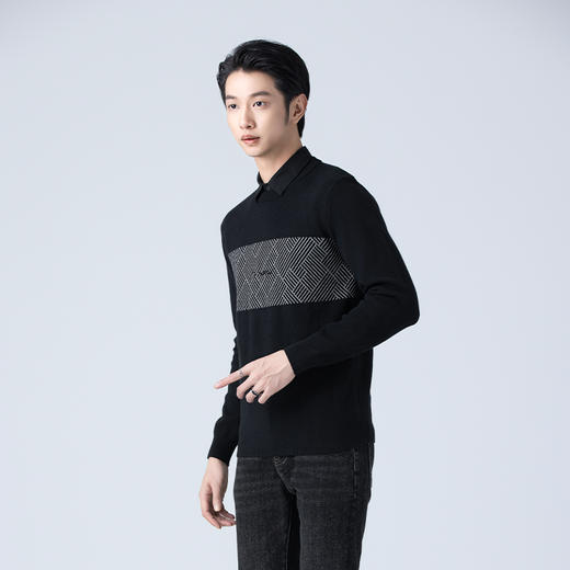 【断码清仓】HXTIDE 冬季衬衣领毛衫S107340099101/02 商品图2