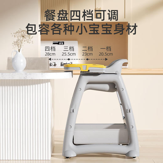 【肯德基麦当劳同款宝宝餐椅】新一代加厚儿童餐椅多功能宝宝餐椅婴儿吃饭椅子 商品图1